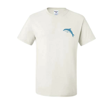 Dolphin Soft Cotton Tee – White