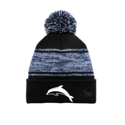 Dolphin – Pom Pom Beanie – Navy