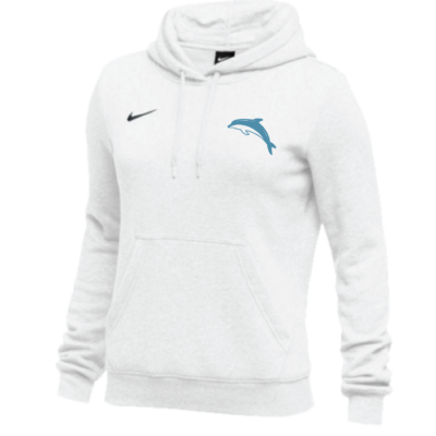 Dolphin NIKE® Pullover Hoodie – White